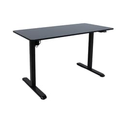 Skrivbord ERGO LIGHT med 1 motor 120x60cm, svart