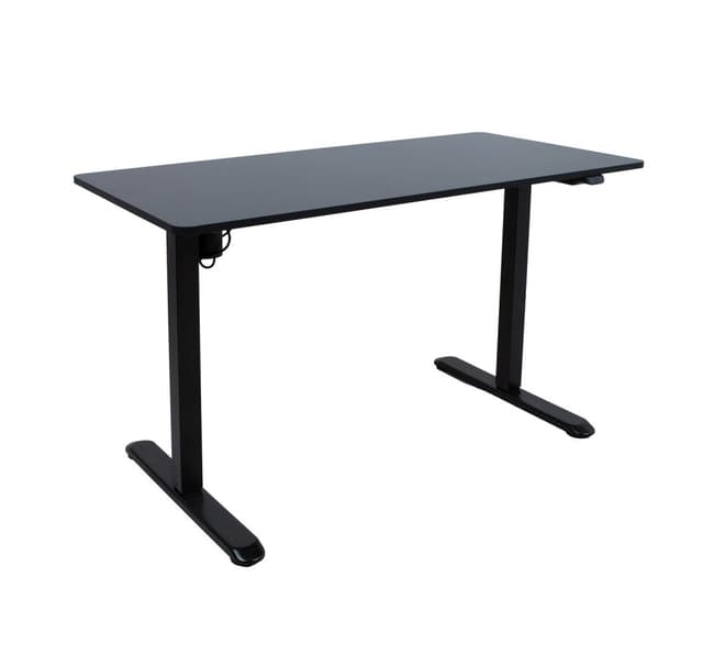 Skrivebord ERGO LIGHT med 1 motor 120x60cm, sort