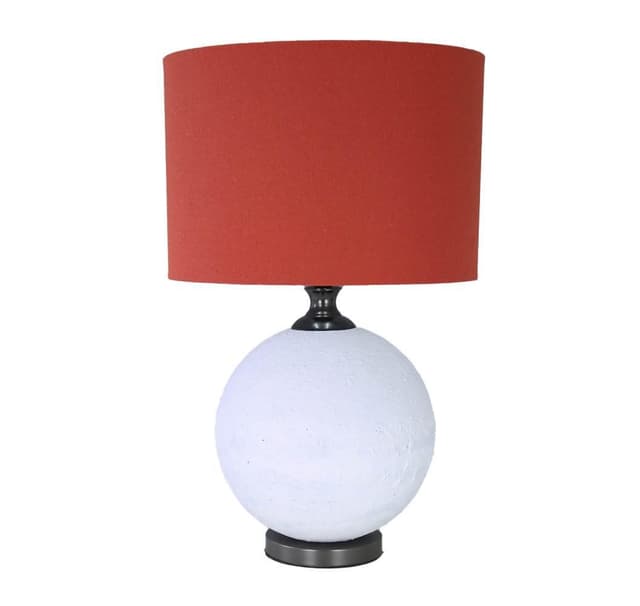 Bordlampe LUXO H56cm, rød/hvit
