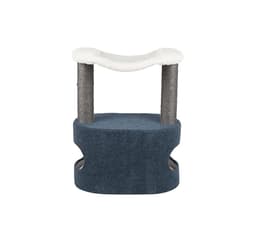 Cat Tower Meo 72cm blå/vit