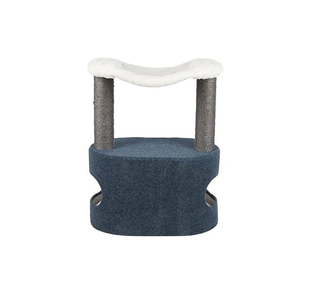 Cat Tower Meo 72cm blå/vit