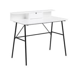 Kirjoituspöytä PASCAL 100x55xH88,8cm, valkoinen