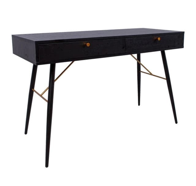 Skrivebord LUXEMBOURG 120x48xH75cm, sort