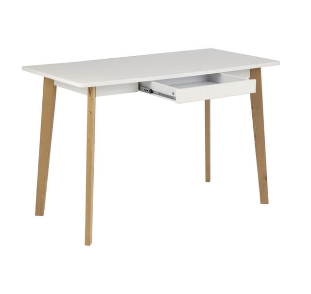 Skrivbord EMMA 117x58xH75,5cm, vitt