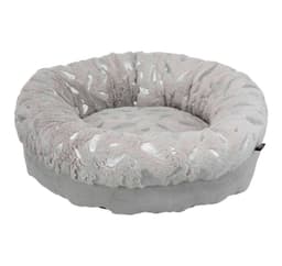 Hundeseng Fjer 50cm grå/sølv