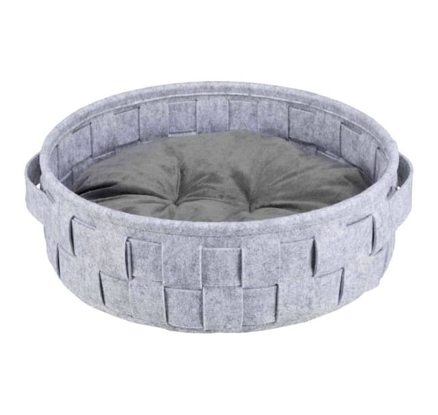 Hundbädd Lennie 45cm grå