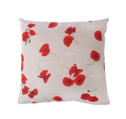 Pute HOLLY 45x45cm, valmuer