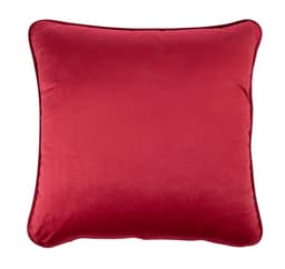 Kudde SAMMET 45x45cm, vinröd