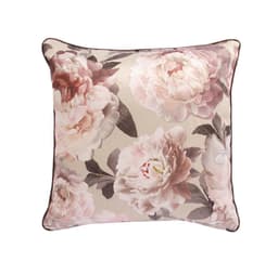 Pute HOLLY 45x45cm, rosa peoner