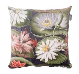 Pute HOLLY 45x45cm, hvite vannliljer