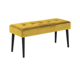 Bænk GLORY 38x95xH45cm, gul
