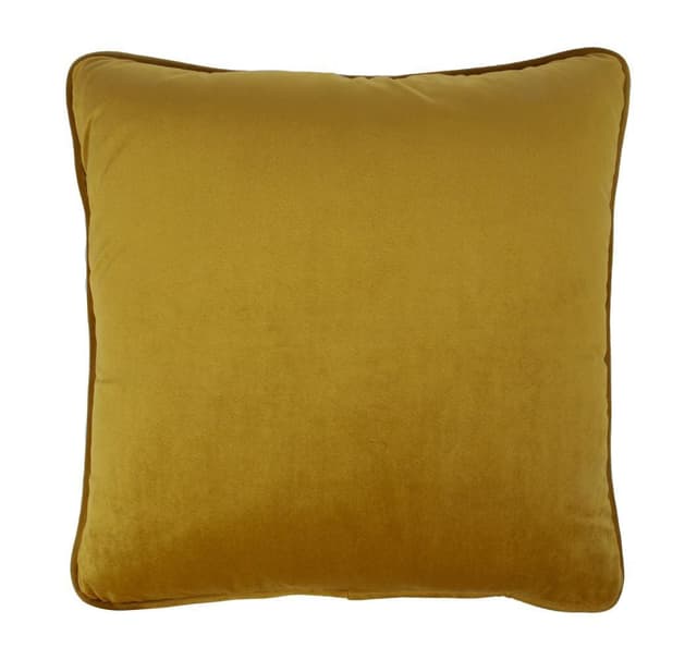 Kudde SAMMET 45x45cm, senapsgul