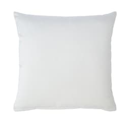 Kudde SAMMET 2, 45x45cm, naturvit