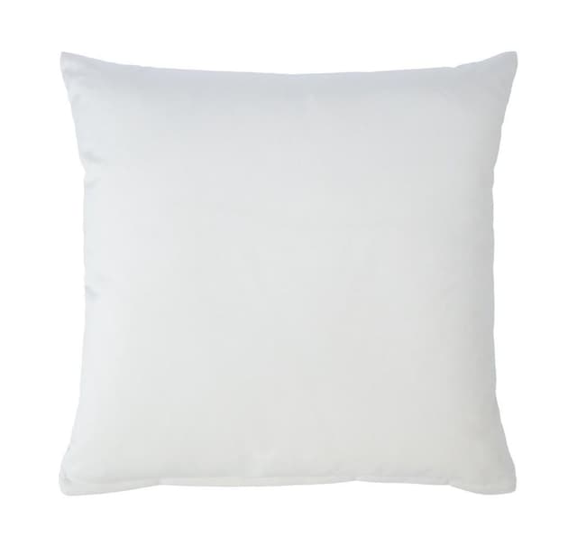 Kudde SAMMET 2, 45x45cm, naturvit