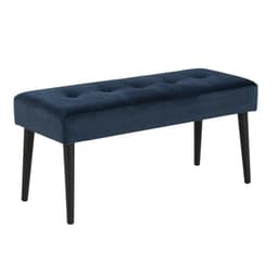 Benk GLORY 38x95xH45cm, marineblå