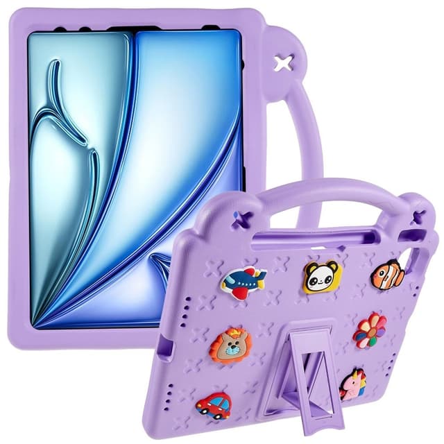 Till iPad Air 11 (2024) EVA Foam Stand Skal Fodral - Lila