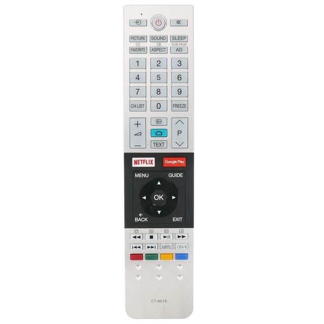 TV-fjernkontroll erstatning for CT-8516 for TOSHIBA TV