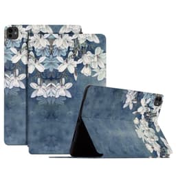 Til iPad Pro 11 (2024) -deksel Flip Stand Smart Nettbrettveske - Blomster