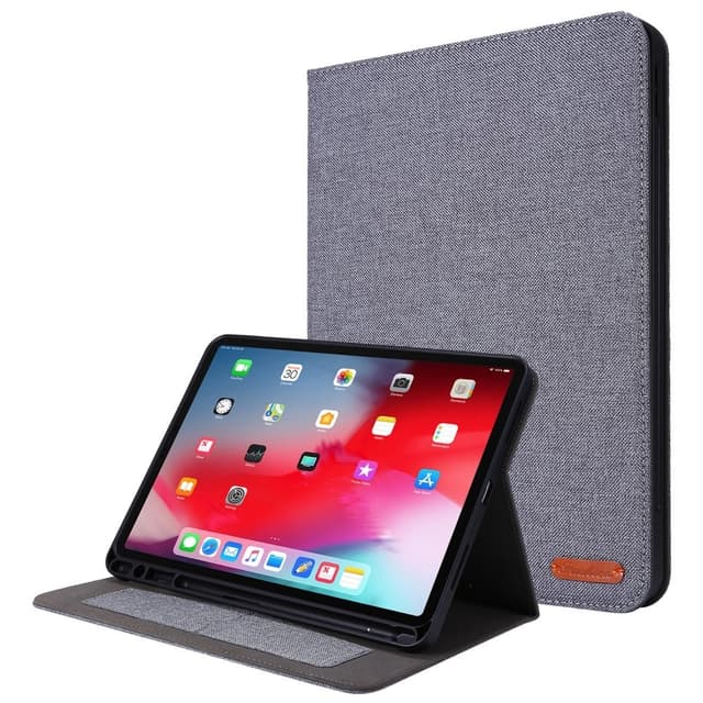 Till iPad Air 13 (2024) Vikbart fodral korthållare Tygtextur