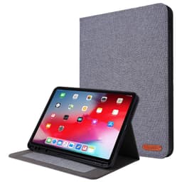 Till iPad Air 13 (2024) Vikbart fodral korthållare Tygtextur - Grå