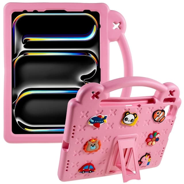 Til iPad Pro 11 (2024) EVA Foam Stativdeksel - Rosa