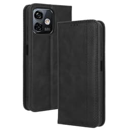 For Ulefone Note 16 Pro Vintage Lommebok-deksel/deksel - Svart