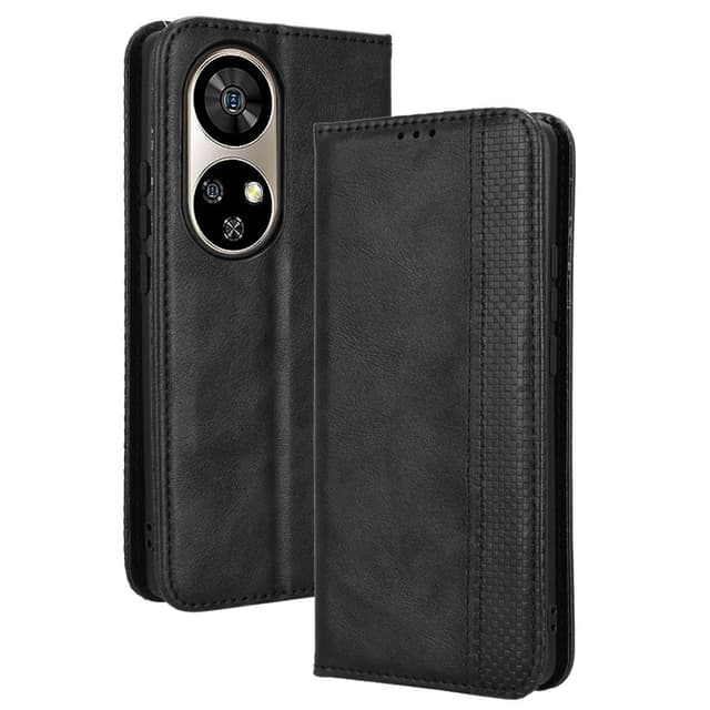 Till Ulefone Note 17 Pro Vintage Plånboksfodral / fodral - Svart