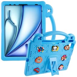 Til iPad Air 11 (2024) EVA Foam Stativdeksel - Lyseblå