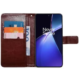 Plånboksfodral 3-kort OnePlus Nord CE4 Lite - Brun
