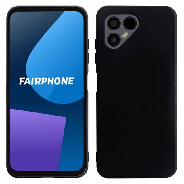 Silikondeksel Fairphone 5 - Svart