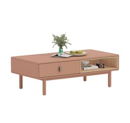 Soffbord IRIS 120x60xH40cm, rosa