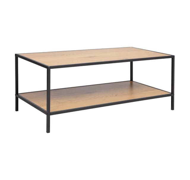 Soffbord HEDVIG 100x50xH40cm, ask/svart