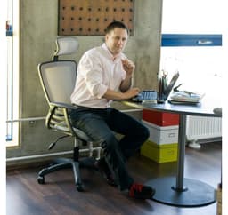 Arbejdsstol MERANO grå