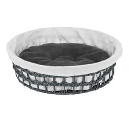 Hundekurv Feira 45 cm, mørkegrå/natur