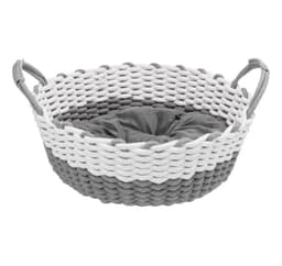 Hundkorg Nabou 55 cm, grå/vit