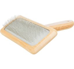 Mjuk borste, bambu/metall, 12 × 15 cm