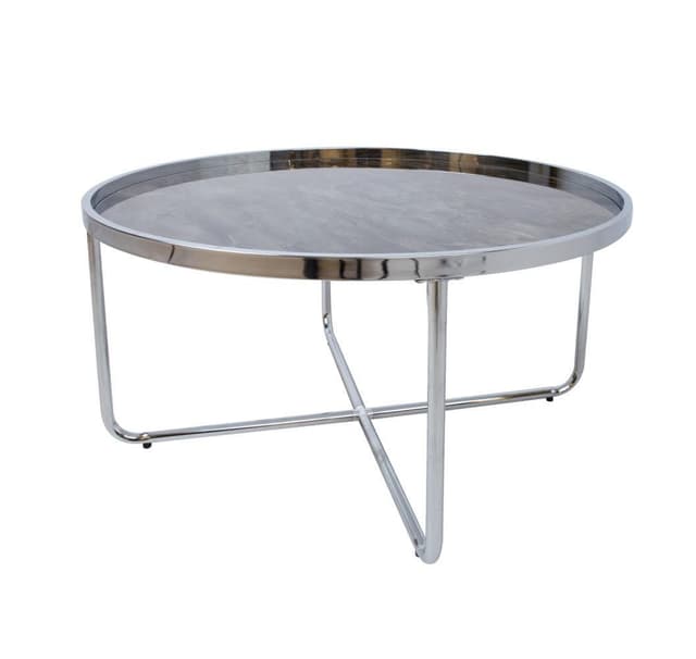 Sofabord ASTOR D80xH40cm grå