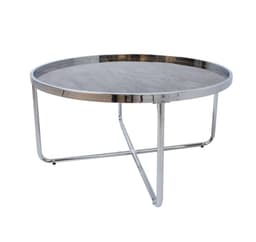 Sofabord ASTOR D80xH40cm grå