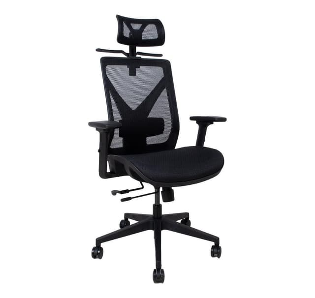 Arbejdsstol MIKE sort mesh