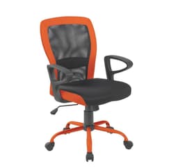 Arbejdsstol LENO grå/orange