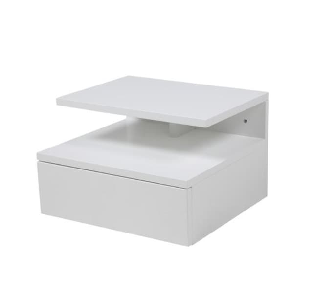 Nattbord ASHLAN hvit
