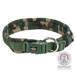 Premium krage, ekstra bred neoprenpolstring, S–M: 35–42 cm/15 mm, kamuflasje/for