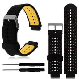 Kellon hihna Garmin Forerunner 220/230/620/630/235 Musta + keltainen