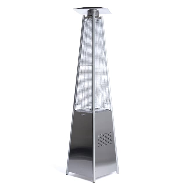 Fornorth Terrassvärmare Pyramid, 13kW gasdriven, rostfritt