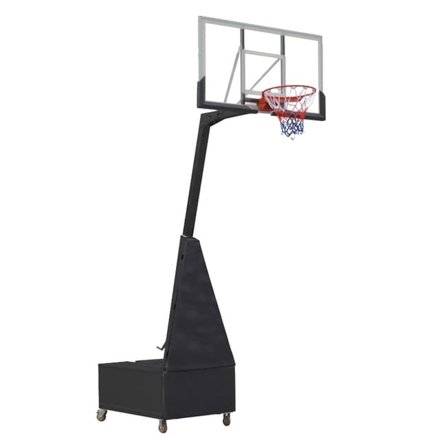 Prosport Basketballkurv med stativ, sammenleggbar 2.6 - 3.05m