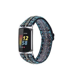 Vevd nylonstropp for Fitbit Charge 5 Blå