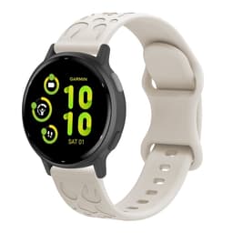 18 mm silikone urrem til Garmin Forerunner 265S, Fossil GEN6, Huawei honor Guld