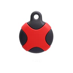 Silikonikotelo AirTagille vedenpitävä iskunkestävä pudotuksenkestävä Punainen