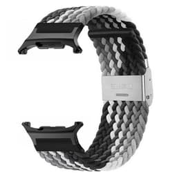 Punottu kellon ranneke Samsung Galaxy Watch Ultra (47mm) - Musta/valko