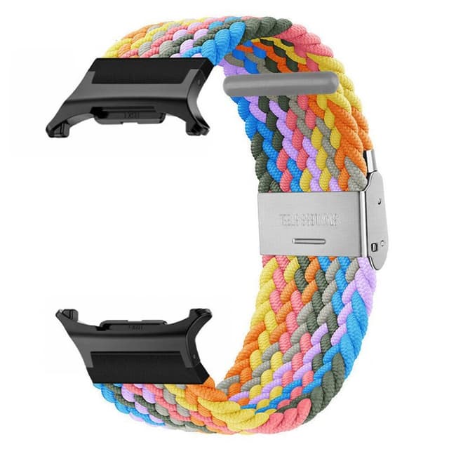 Punottu kellon ranneke Samsung Galaxy Watch Ultra (47mm) - Light rainb